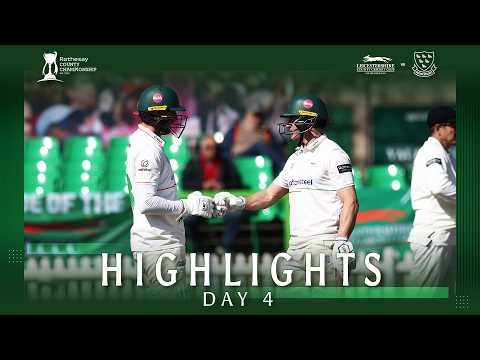 HIGHLIGHTS | Leicestershire vs Sussex | Day 4 | Rothesay County Championship