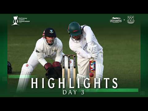 HIGHLIGHTS | Leicestershire vs Sussex | Day 3 | Rothesay County Championship